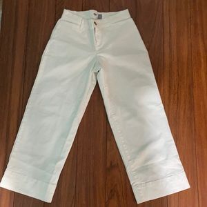 Size 0 Old Navy wide leg cropped pants